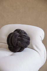Knotty Pillow Charcoal